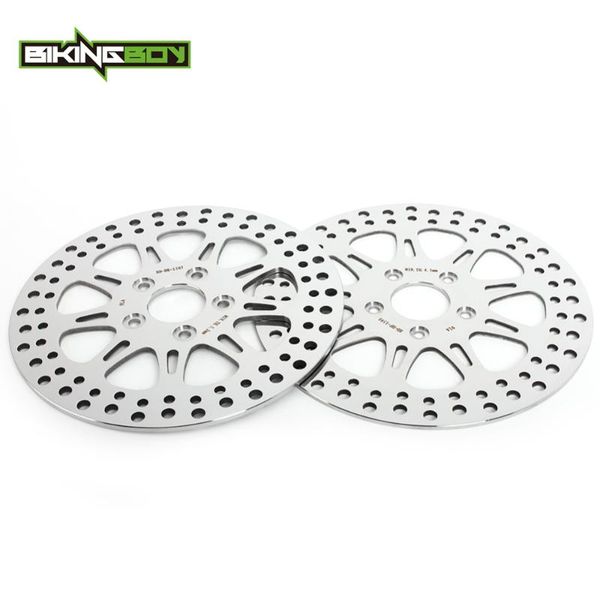 

bikingboy 11.5" front rear brake discs disks rotors for dyna 1340 fxdb 1991-1999 fxdwg 1993-1998 fxlr 1987-1999 1340 fxr 87-89