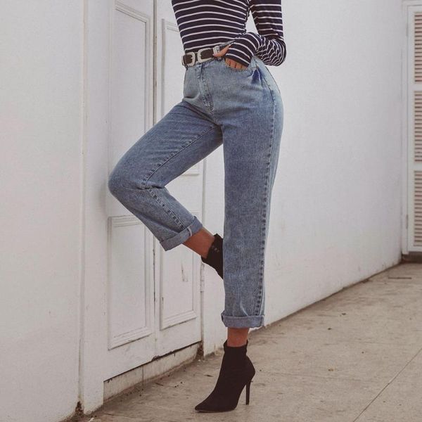 

мода ѬеѬо джин бѬки дл женин вокой алией straight denim pant ои капѬи женкий, Blue