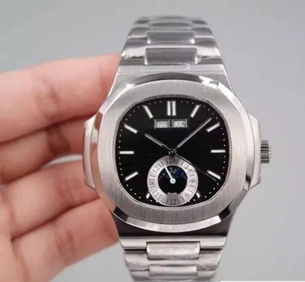 

2018 luxury watch high quality perpetual calendar watches automatic mechanical stainless steel nautilus mens watches