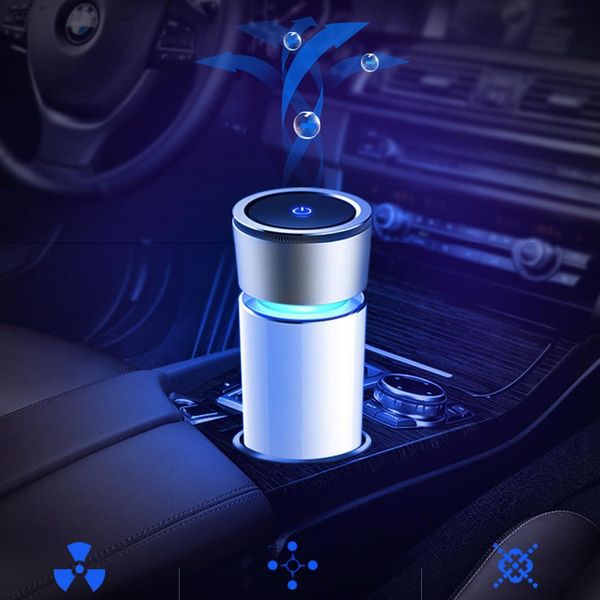 

wookrays 5v usb car negative ion air purifier auto ionizer mist air freshener purification car purifier styling