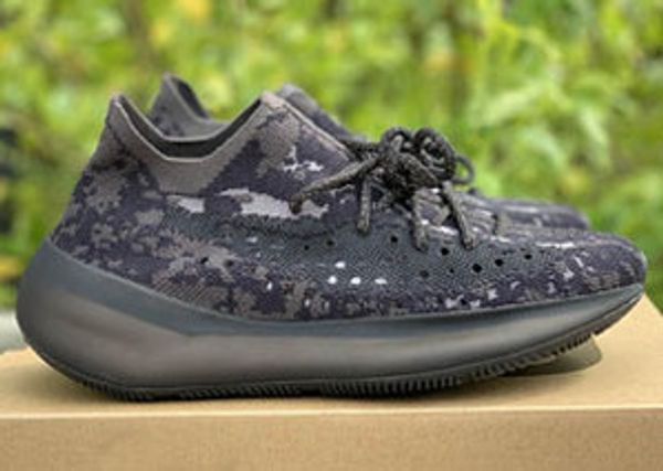 

2020 kanye west v3 brand designer alien running shoes black white reflective mens women mesh sport sneaker