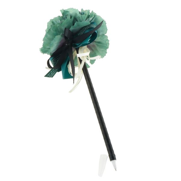 

silk flower guest book signing pen wedding banquet party supplies