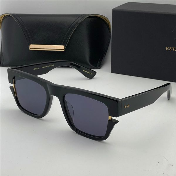 

новые мужские солнцезащитные очки мужской дизайн старинные солнцезащитные очки модный стиль квадратная рамка уф 400 объектив с корпусом высо, White;black