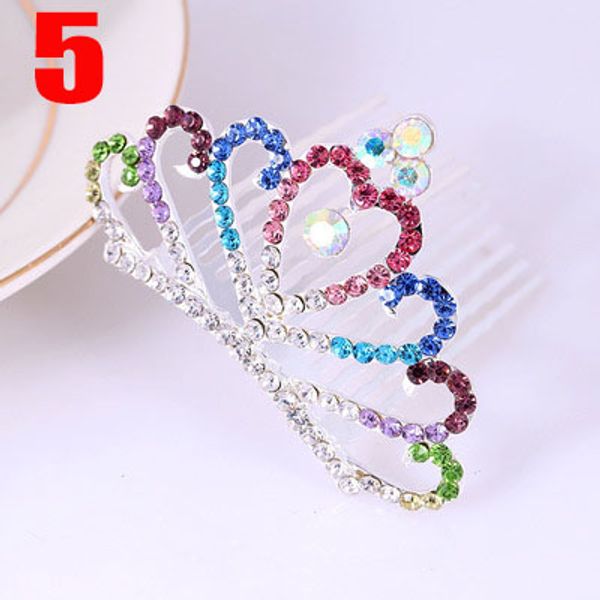 

children hair tiaras kids fashion hair accessories girls blingbling birthday gifts wholesale child hair accessorie 2020 new, Slivery;white