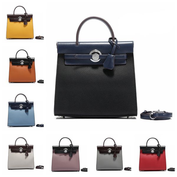 

роскошная сумка рука сумка рюкзак женщина кожаный кошелек моды для женщин сумка леди плечо зрелые марка сумка женский tote сумки 25 * 10 * 2