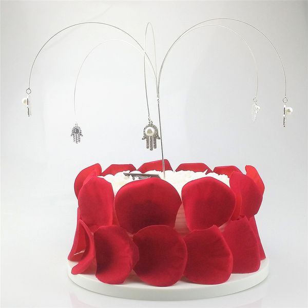 

sparkling crystal pearl cake ers wedding birthday cup cake picks