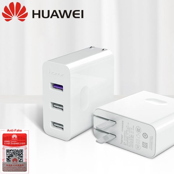 

huawei supercharge charger 3 usb port original 5v 4.5a 22.5w max 100-240v for huawei p20 pro huawei mate 20 pro honor 10