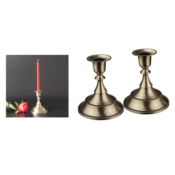 

2x taper candle holder table decorative candlestick holder for dinning party
