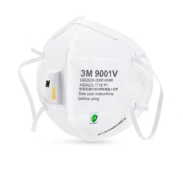 

3m kn95 маска 9001v ffp2 маски для лица анти-пыль и грипп, дым и аллергия регулируемая многоразовая n95 маска защиты dhl бесплатная доставка