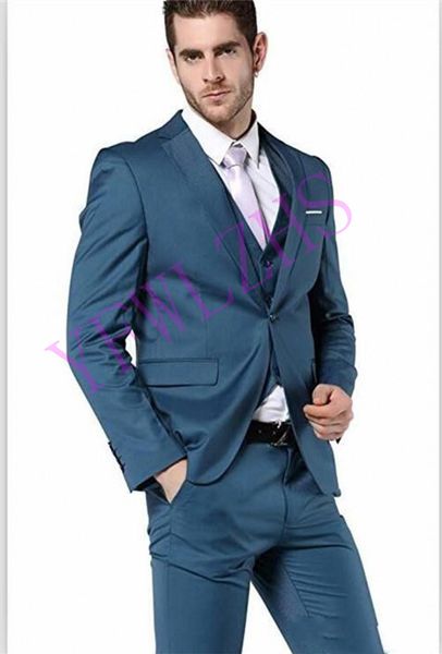 

handsome groomsmen notch lapel groom tuxedos mens wedding dress man jacket blazer prom dinner 3 piece suit(jacket+pants+tie+vest) b202, Black;gray