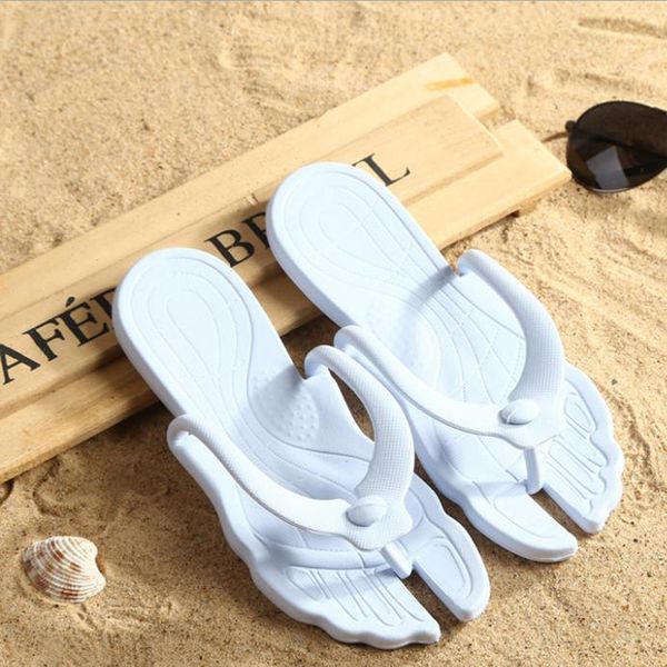 

women's slippers summer folding travel portable slippers home flip-flops beach flat bottomed light female sandals flip flop, Black