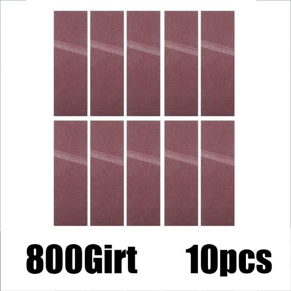 

10pcs 40-1000 grit 75 x 533mm grinding and polishing replacement sanding belt grit paper for angle grinder machine