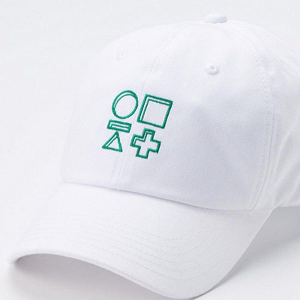 

fashion baseball cap geometric embroidery white hip hop caps summer hat for women dad caps streetwear gorras, Blue;gray