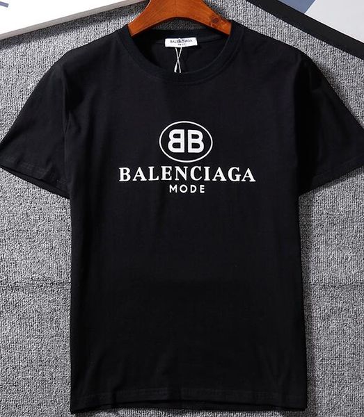 

2019 new tee black bb cotton cla ic letter logo print hort leeve o neck t hirt men and women t hirt wear ca ual tee xxl