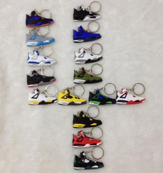 

new styles 4s basketball shoes key chains rings charm sneakers keyrings hanging accessories novelty fashion keychain gifts crafts8184348, Slivery;golden