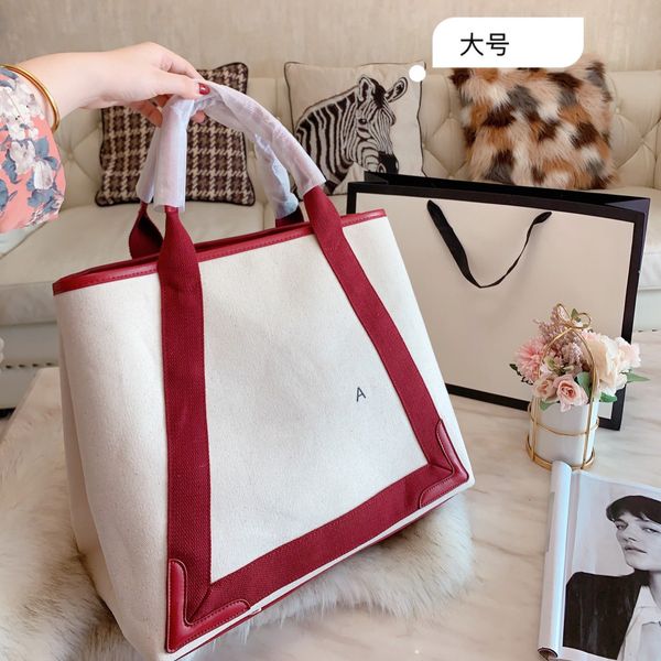 

item designer canvas shoulder bag fashion womens brand crossbody mens luxury casual tote 9 colors simple style letter b105794z
