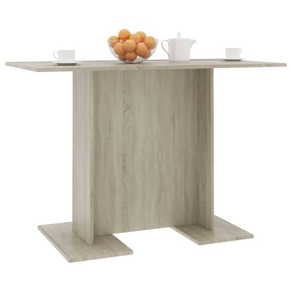 

dining table sonoma oak 110 x 60 x 75 cm chipboard dining room furniture
