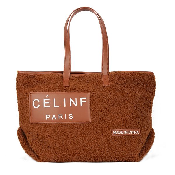 

maomao bag 2018 winter korean-style large bag lambs wool handbag versitile fashion large capacity shoulder