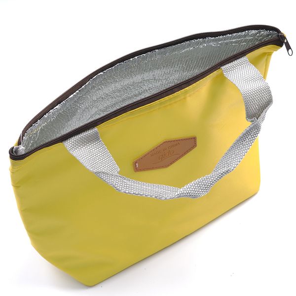 

fashion canvas women men lunch bag thermal insulation waterproof portable picnic insulated storage box tote, Blue;pink