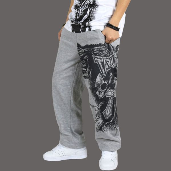 

2016 hip hop pants male hiphop casual full pants youth loose big size long trousers, Black