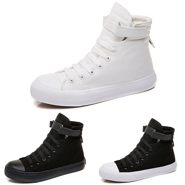 

women casual sneaker triple black fashion womens whtie black split outdoor cloth shoes size 36-39