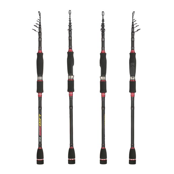 

fishing rod 1.8m / 2.1m / 2.4m 2.7m 3.0m carbon fiber fishing rod+bag ocean lake pole gear