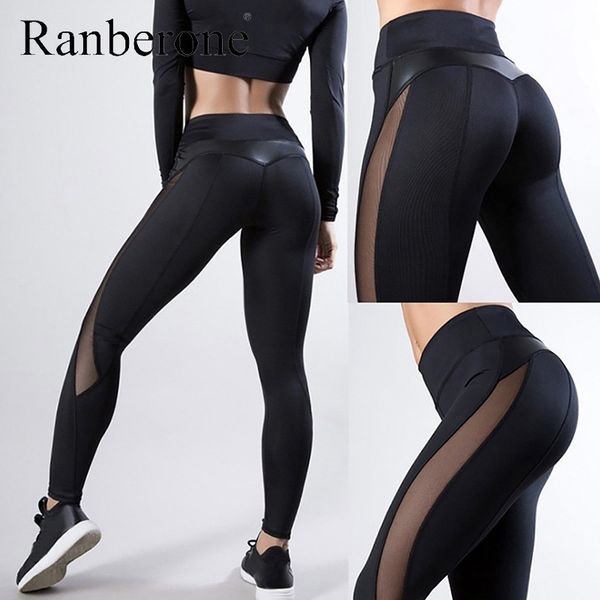

yoga outfits 2021 women sport leggings pants push up fitness gym running mesh seamless workout femme high waist tracksuit, White;red