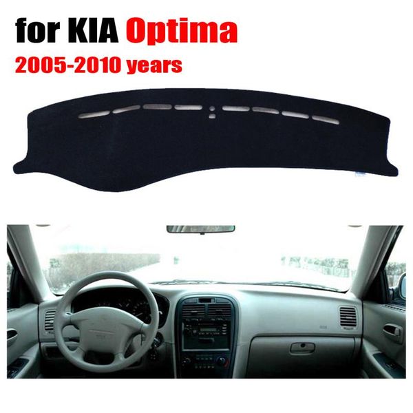 

car dashboard cover mat for kia optima 2005-2010 years left hand drive dashmat pad dash covers auto dashboard accessories