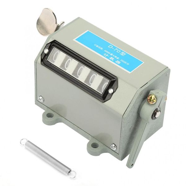 

5 digit mechanical click counter pull stroke manual hand tally counting digital counter