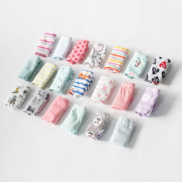 

2020 girls briefs children's underwear cotton boy underwear striped baby, Camo