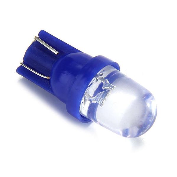 T10 0.2W 30-60lm Bulb 6000-6500K LED azul Car Light Lamp Signal (DC 12V, 2 PCS) - Blue