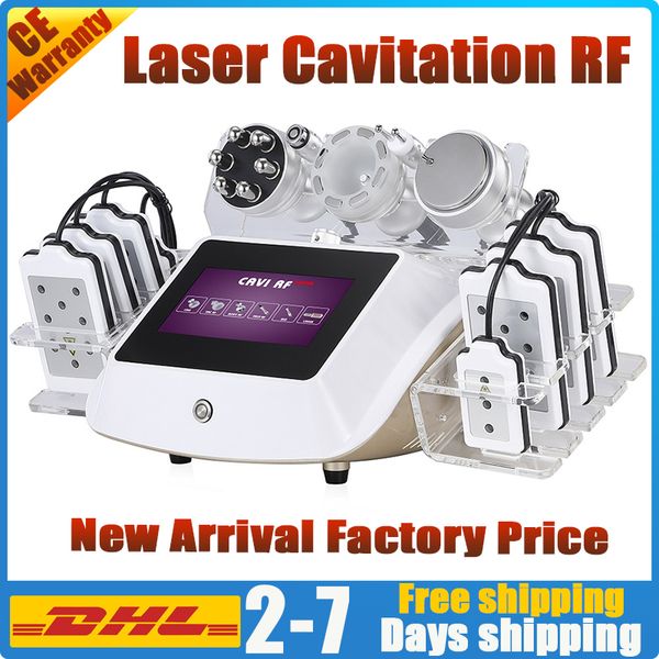 

new arrival lipo laser cavitation rf slimming weight loss body shaping radio frequency skin lift tightening vacuum suction bio