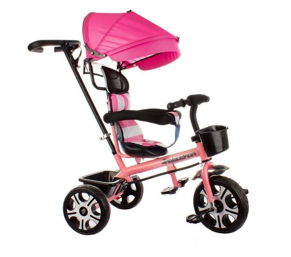 

0-3 years old baby baby three-wheeled cart ultra-light and easy to fold can sit reclining removable and washable super smooth
