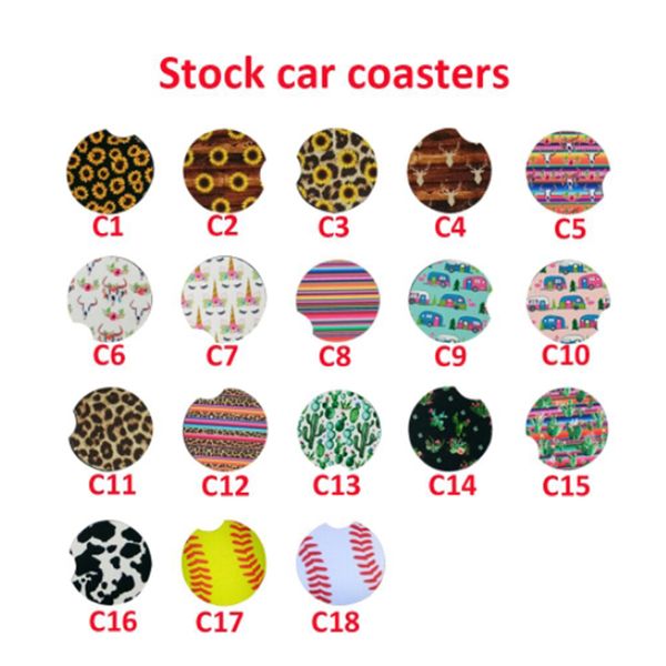 

неопреновый коврик для автомобиля с контрастной кружкой coaster coas flower teacup rainbow colors pad для аксессуаров домашнего декора free