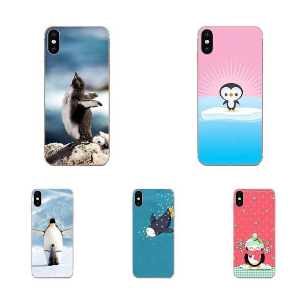 

custom lovely penguin for xiaomi mi3 mi4 mi4c mi4i mi5 mi 5s 5x 6 6x 8 se pro lite a1 max mix 2 note 3 4 tpu skin paintin