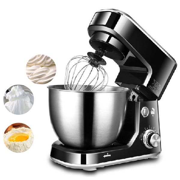 BEIJAMEI 220V Impastatrice Elettrica Professionale Uova Frullatore 4L Supporto Da Cucina Robot da Cucina Frullato/Torta Impastatrice Impastatrice