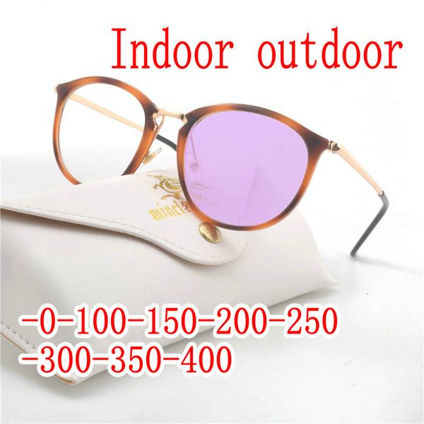 

retro myopia sunglasses finished men women myopia eyeglasses frame sun pchromic sun glasses eyewear uv400 fml, White;black