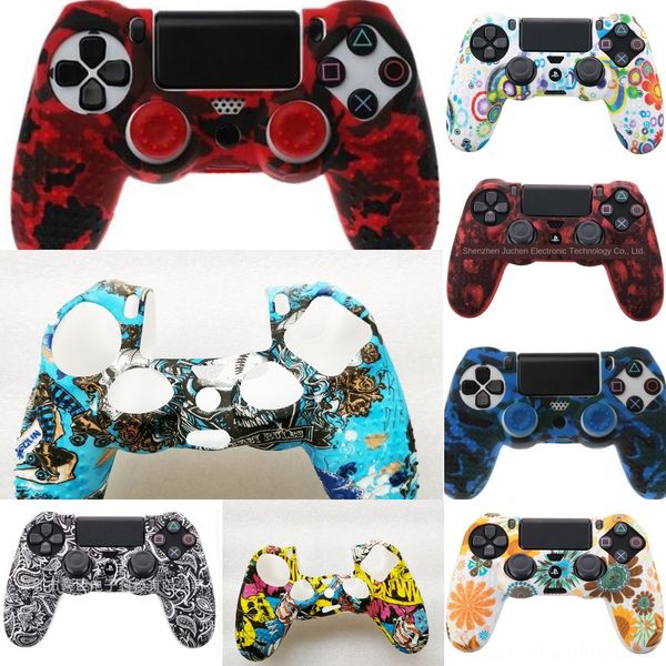 

gnzm5 dual color silicone joystick cap thumb xbox stick grips caps case controller ps4 ps3 grip one 360 wiiu for