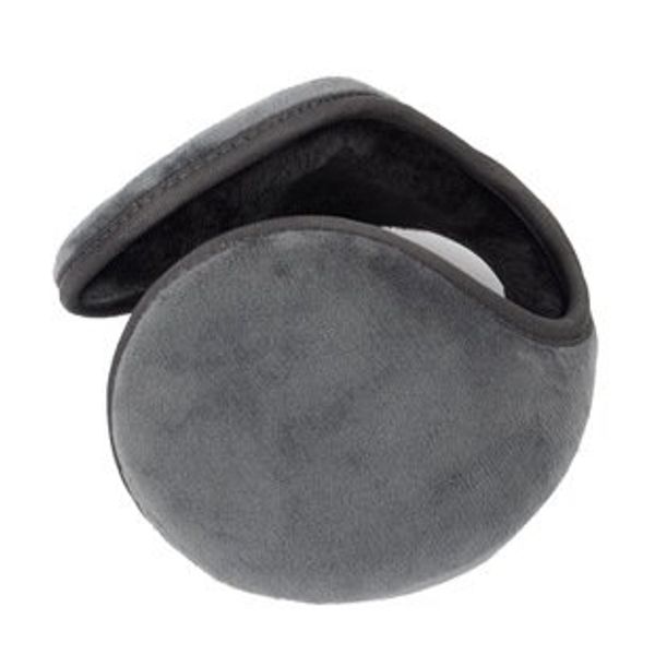 

новая искусственная кожа earmuffs мужчины мода плед теплый 56-60cm pure color упругие простой стиль высокое качество coldproof earmuffs, Blue;gray