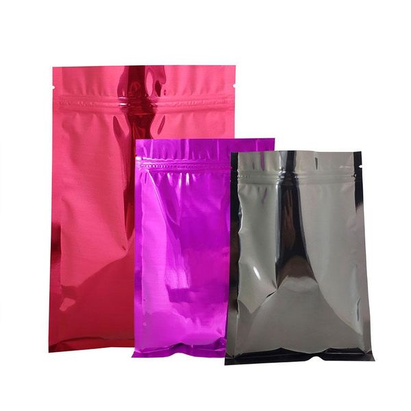 

8.5 * 13cm 500pcs сумки multicolor zipper пакет top алюминиевая фольга resealable valve пакет ziplock сумки бакалея хранения продовольственн