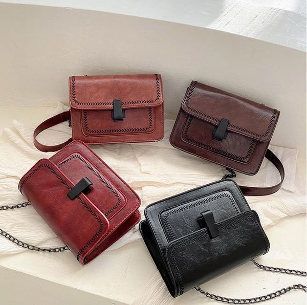 

2020 fashion luxury designer women messager bags chains 4 colors girls shoulder bags