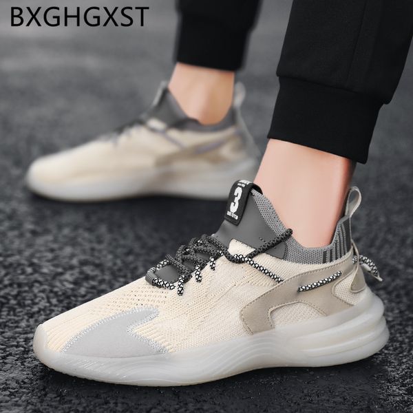 

mens casual shoes heren sneakers fashion shoes man sneakers 2020 sport men breathable tenis masculino, Black
