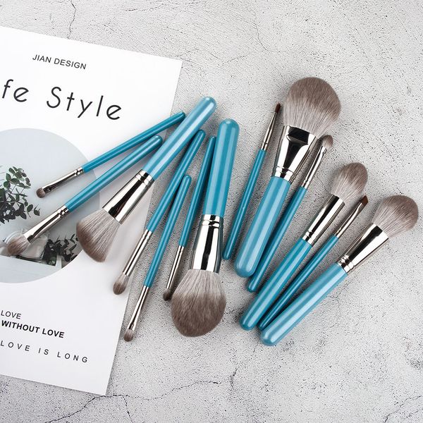 

13pcs soft makeup brushes set with bag professional cosmetic make up brush kit bronzer sculpting eyeshadow kabuki brushes beauty tools