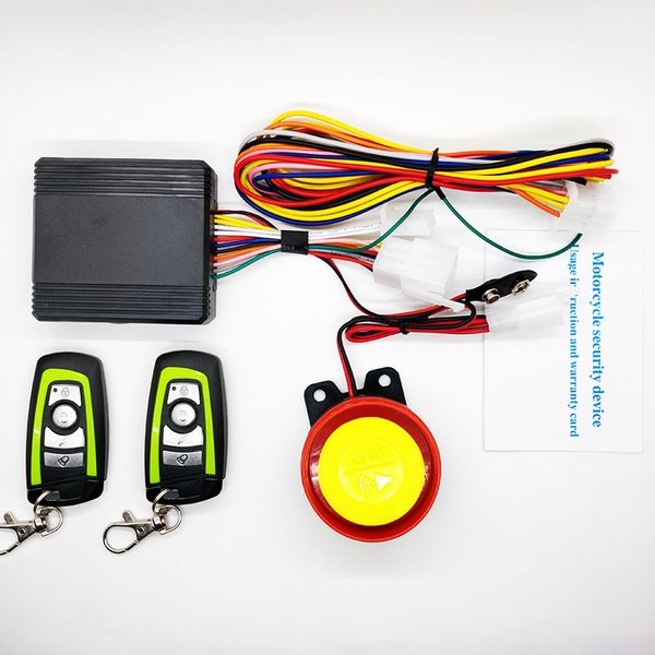 

remote start motorcycle alarm system security system motorcycle theft protection led remote control key motor alarm