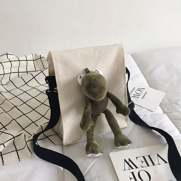 

к 2020 году новых корейской версии диких инс холщовый мешок плеча сумка девушки уродливый милый забавный messenger сумка