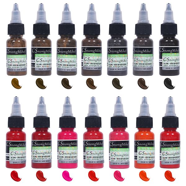 

15ml 1oz permanent tattoo pigment makeup eyebrow and lip tattoo ink makeup beauty tool ing