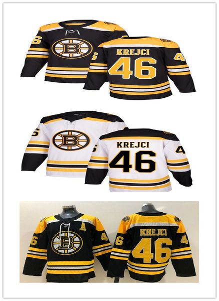 

men's 46 david krejci jersey stitched fanatics home breakaway black boston bruins player away white women's youth hockey jerseys c, Black;red