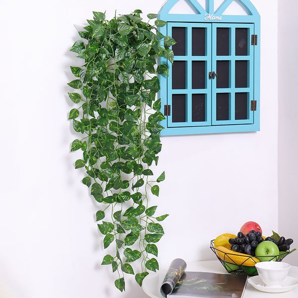 

Искусственные цветы Зеленый лист растения плющ стены декор balecony украшения Кеп по