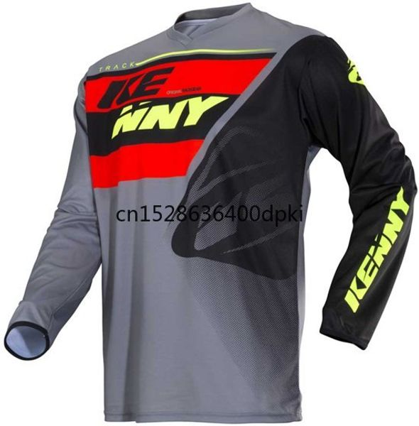 

new 2020 kenny motorcycle jerseys moto xc motorcycle gp mountain bike motocross jersey xc t shirt clothes xs to 5xl, Black;red