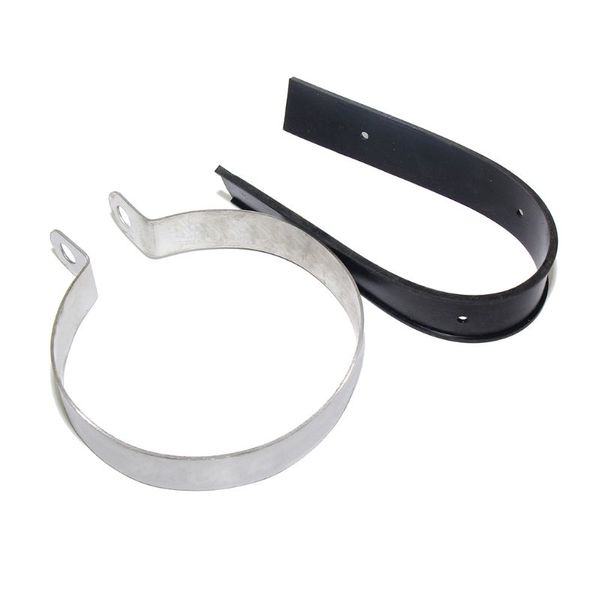 

universal motorcycle exhaust pipe muffler escape project carbon fiber holder clamp fixed ring support bracket